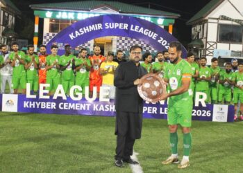 Satish Sharma calls for Sustained Push to Football Talent in J&K