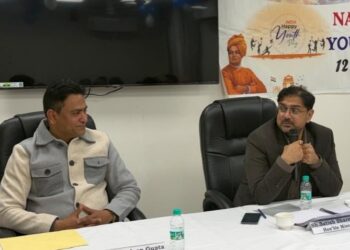 Satish Sharma launches Jammu–Haridwar Yatra Bus service from Panchmukhi Hanuman Mandir