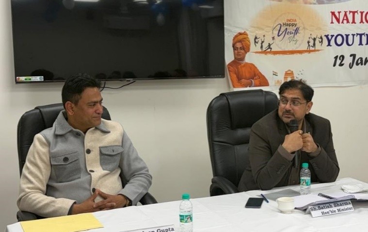 Satish Sharma launches Jammu–Haridwar Yatra Bus service from Panchmukhi Hanuman Mandir
