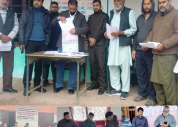 SDM inspects progress of Panchayat Electoral Revision in Sangaldan