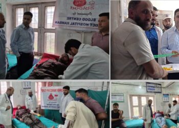 SDM Gool inaugurates Blood Donation Camp at CHC Gool