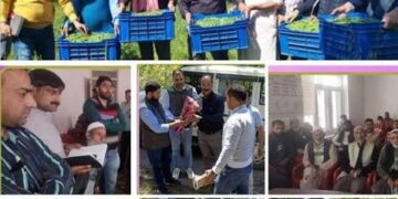 Sericulture Dev Deptt Bandipora facilitates Exposure Visit for 80 Sericulture Farmers