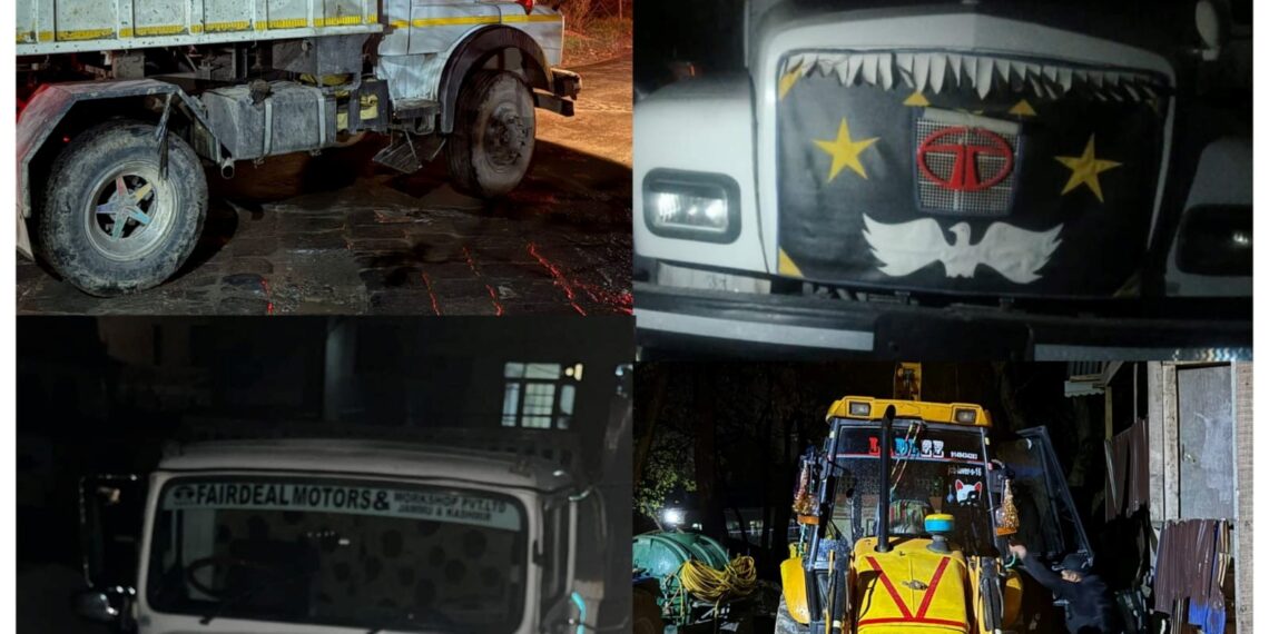 4 vehicles seized for illegal extraction, transportation of minerals in G’bal : Police