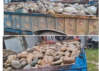 Two Vehicles seized for involvement in illegal mining  in Pulwama : Police