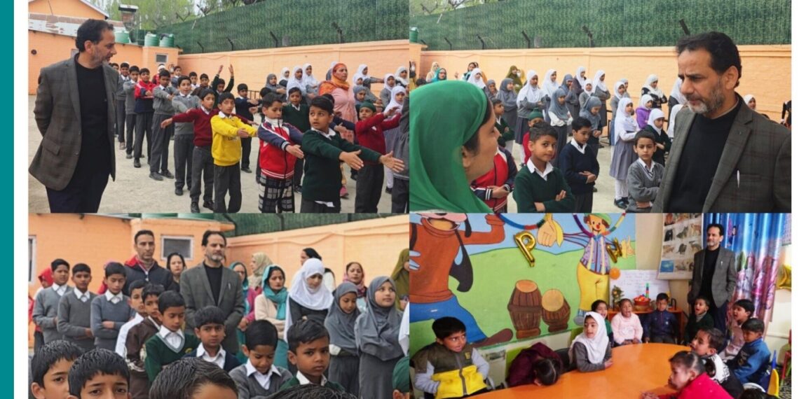 Director SEK conducts surprise visits across several Schools in Srinagar