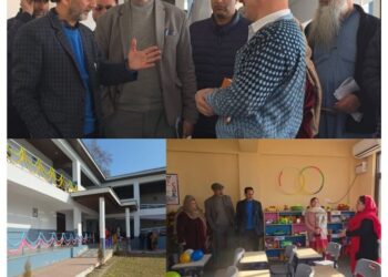 Dir SEK conducts surprise inspection at Dream School GGHSS Kothibagh, Reviews preparations for reopening