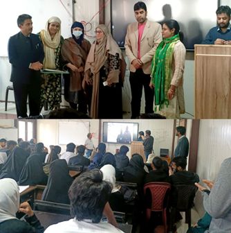 Seminar on “Entrepreneurship Scenario in J & K; Opportunities & Challenges” held at GDC Hyderpora