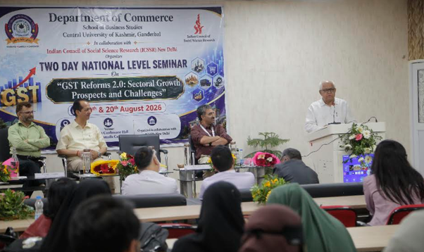 National Seminar on GST Reforms 2.0 Concludes at CUKashmir