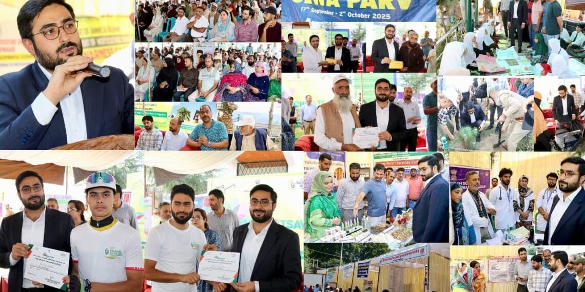 Seva Parv-2025: DC Srinagar presides over mega awareness/ public grievance redressal camp at Harwan