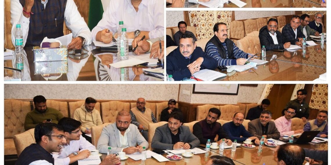 Div Com (K) reviews Progress on Comprehensive Sewerage Scheme of Greater Srinagar