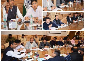 Div Com (K) reviews Progress on Comprehensive Sewerage Scheme of Greater Srinagar