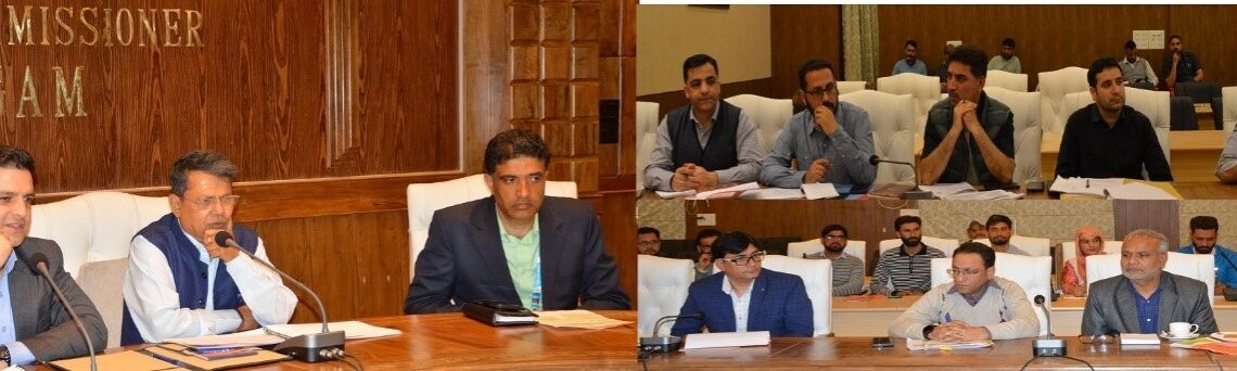 Shantmanu visits Budgam, reviews process of ongoing SSR