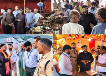 Satish Sharma Inspects Amarnath Yatra Camps at Banihal, Ramban & Chanderkote