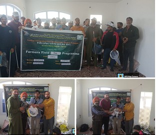 CIPMC Srinagar holds Farmers Field Day at Reshipora, Shopian