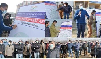 A Signatory Campaign: DSWO Shopian Organized “Nasha Mukt Bharat” Abhiyan