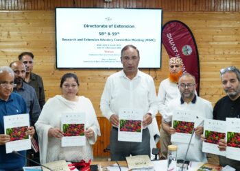 SKUAST-K Reviews Research Roadmap at 58th, 59th REAC Meetings