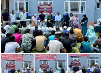 SKUAST-K, KVK B’gam organize Input distribution Prog under ICAR-TSP