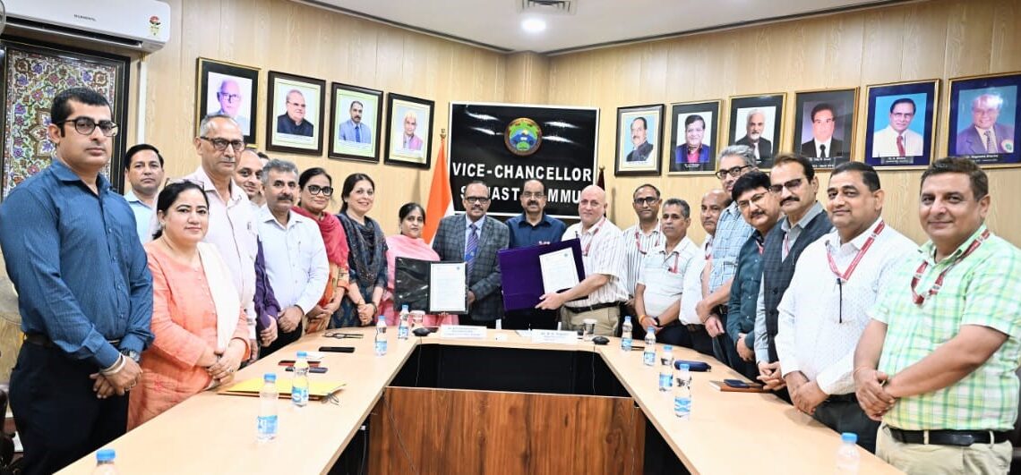 SKUAST-Jammu and Cluster University of Jammu inks Historic MoU to Boost Academic and Research Collaboration