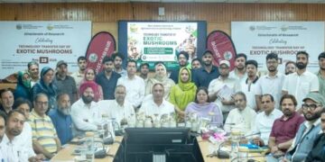 SKUAST-K Transfers Exotic Mushroom Technology to Agriculture Deptt for Wider Farmer Adoption
