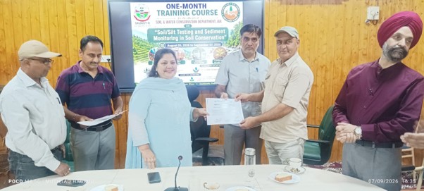 SKUAST-K Concludes One-Month Capacity-Building Programme on Soil/Silt Testing and Sediment Monitoring