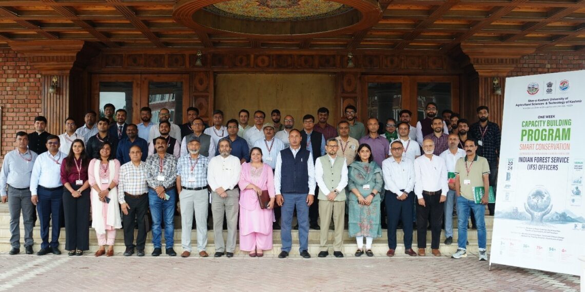 SKUAST-K trains IFS officers in AI-based wildlife conservation