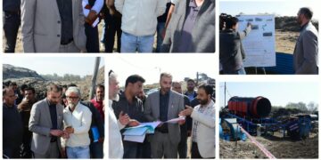 City Municipal Commr Srinagar inspects Achan Landfill Site