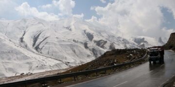 Shopian received fresh snowfall on Wednesday