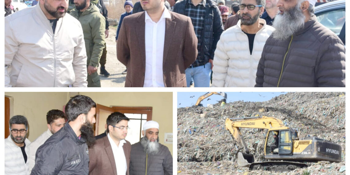 City Municipal Commr Srinagar Reviews Achan Waste Site; Directs Stronger Safeguards   