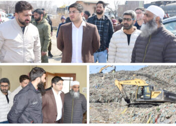 City Municipal Commr Srinagar Reviews Achan Waste Site; Directs Stronger Safeguards   