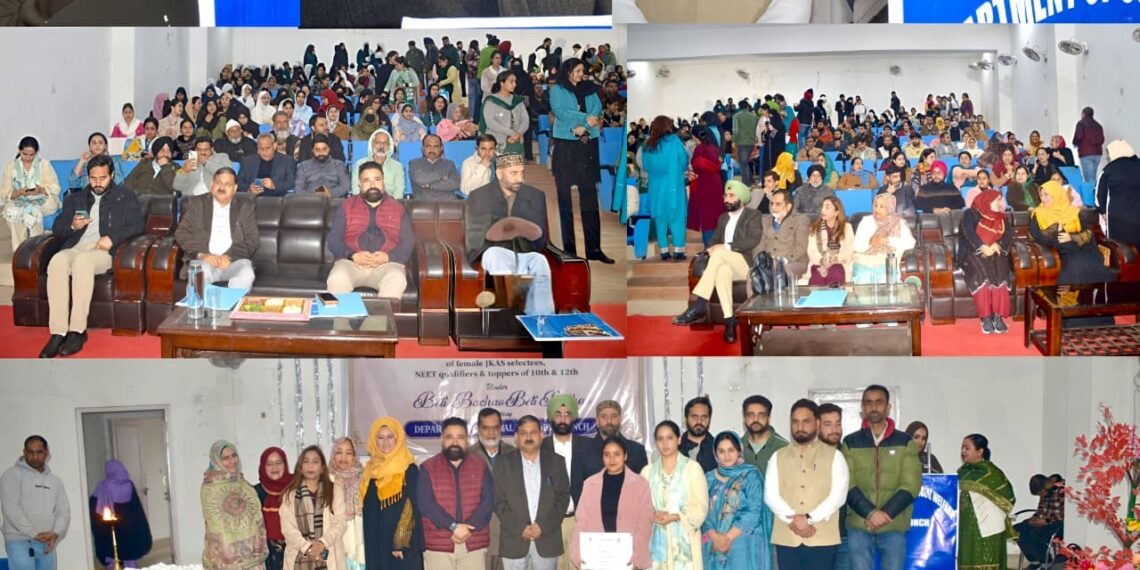 District Social Welfare felicitates outstanding girl achievers under BBBP initiative in Poonch