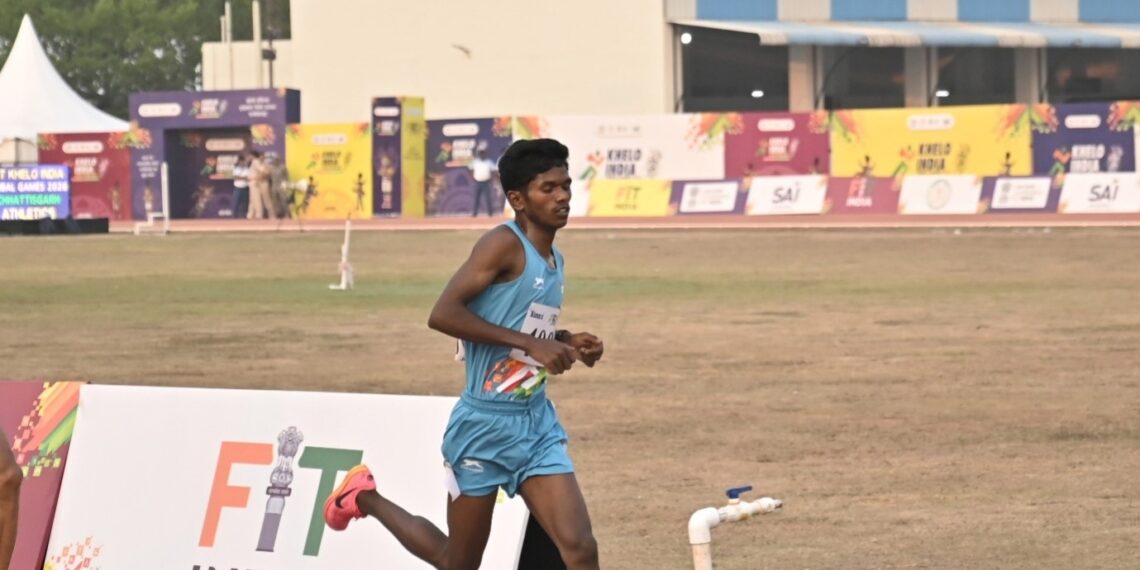 How a self-taught Suraj Mashi bagged the men’s 5000m silver medal with borrowed spikes at KITG-26
