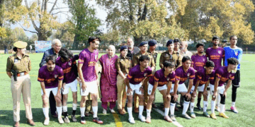 Police Inaugurates Football Tournament Under CAP In Srinagar