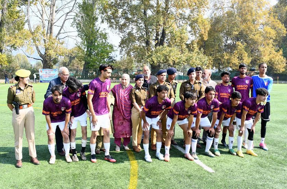 Police Inaugurates Football Tournament Under CAP In Srinagar