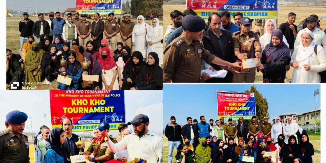 Police organises Kho-Kho tournament to honour the sacrifices of Police Martyrs in Shopian