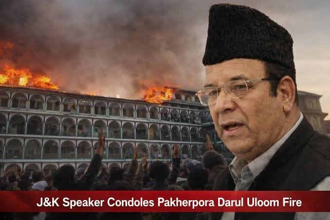 Speaker JKLA expresses grief over Pakherpora fire incident, directs immediate relief for affected families