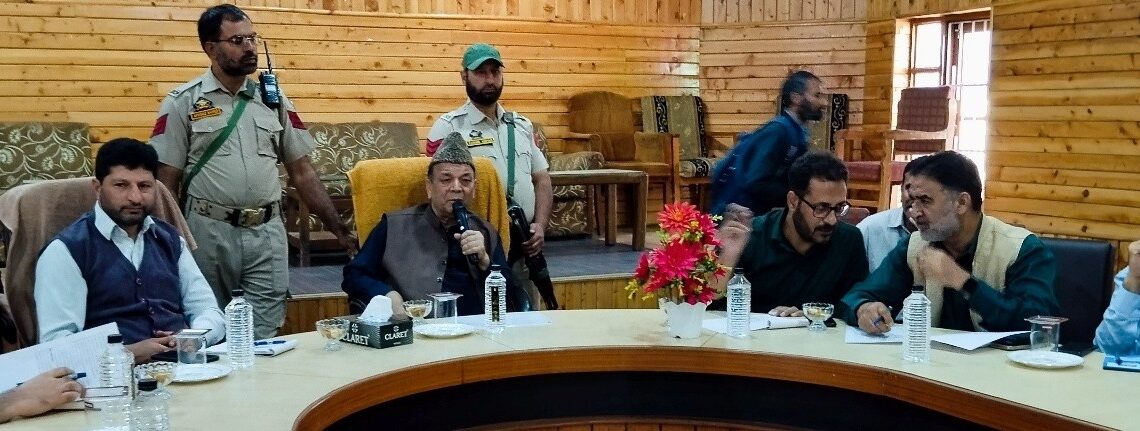 Speaker emphasizes inter-departmental coordination for Urs celebrations at Charar-i-Sharief