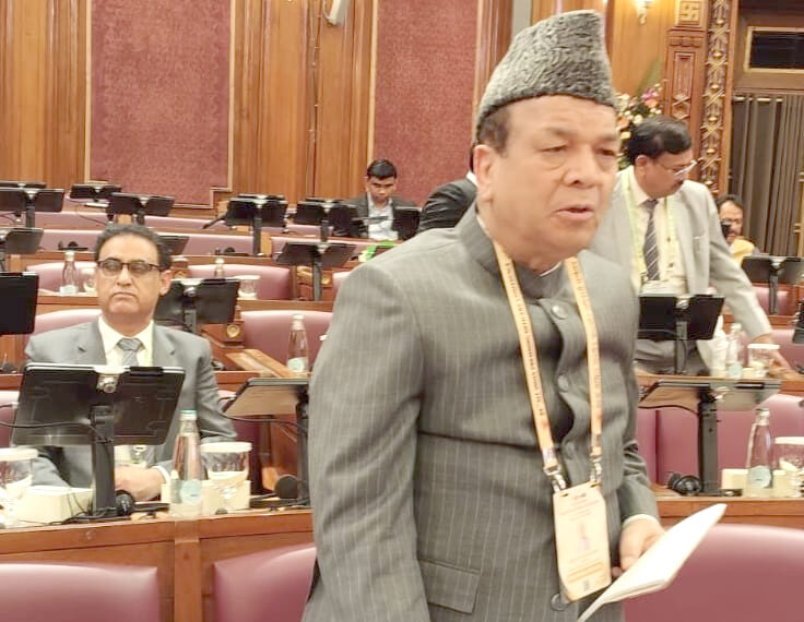 Speaker J&K LA addresses 86th AIPOC 2026 at Lucknow