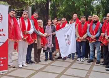 *Devyani Rana Flags off Special Olympics Athletes for National Championship at Haryana*