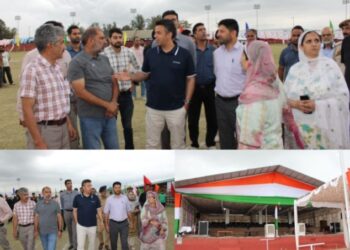 DC conducts spot assessment of arrangements for I-Day 2025 celebrations at Sports Stadium B’gam