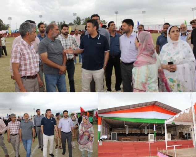 DC conducts spot assessment of arrangements for I-Day 2025 celebrations at Sports Stadium B’gam