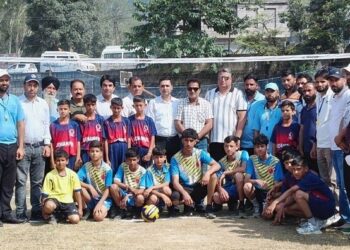 Rajouri hosts Div Level Volleyball Tournament for U-14 Boys