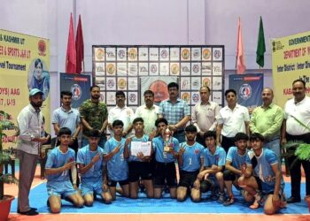 Inter-District Div Level Kabaddi U/17 Boys Tournament concludes at Indoor Sports Stadium Doda