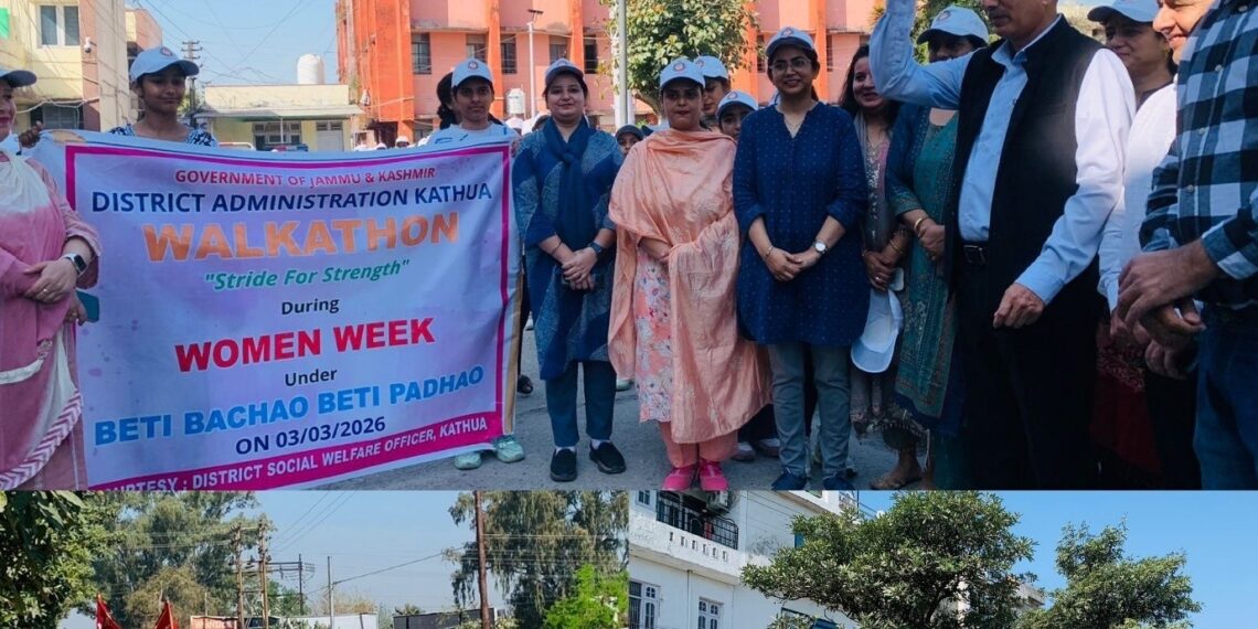 Walkathon marks Day 2 of Women’s Week celebrations in Kathua