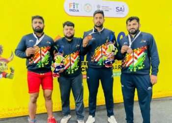 J&K wrestlers’ script strong start with four medals at KITG-26