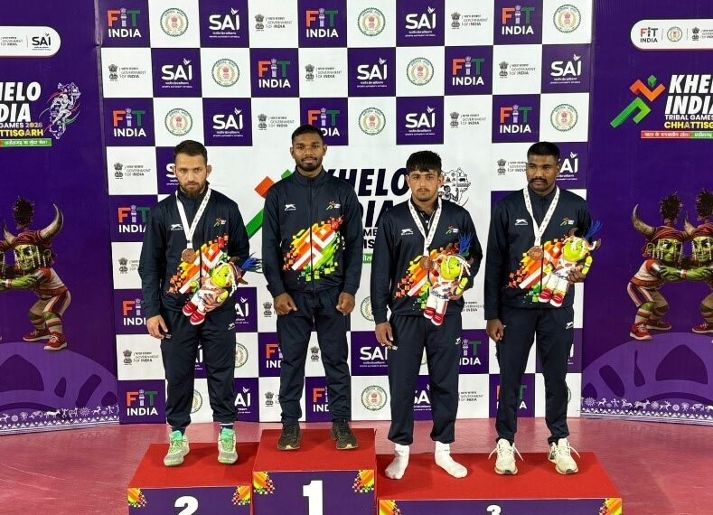 J&K Wrestlers win two silver, one bronze on day 7 of KIWG-26