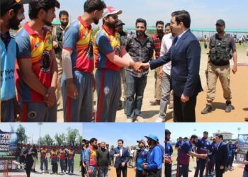 DC throws open District Level Cricket Tournament at Sports Stadium Budgam
