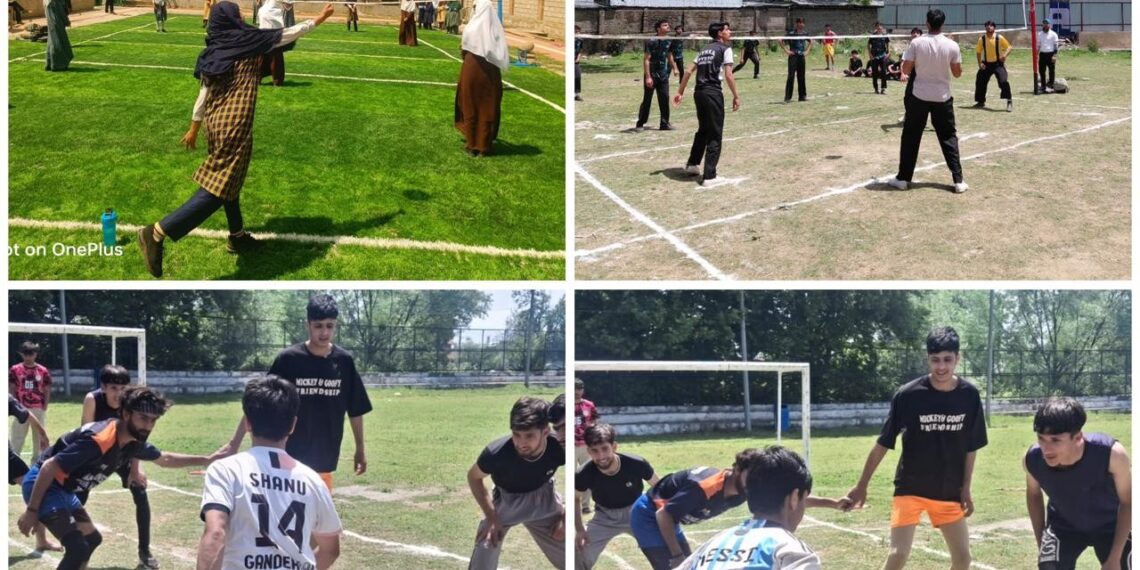 Nasha Mukt J&K Abhiyan: DYSS Ganderbal organises Volleyball, Kabaddi Competitions across district
