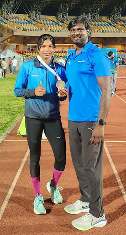 Baranica Elangovan’s coach Milber Bertrand Russell raises bar for Asian Games 2026 bronze medallist