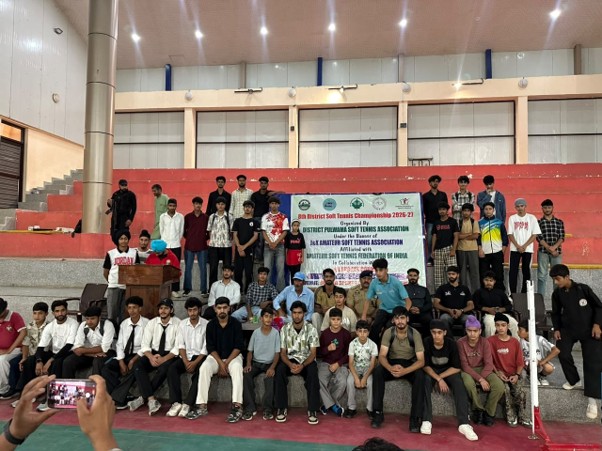 J&K Sports Council concludes 8th District Pulwama Soft Tennis Championship at Tral