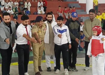 UT-Level Taekwondo Championship organised at Indoor Stadium Doda